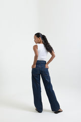 Gem Heart Denim Pants