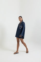 Heart Denim Gem Kurta