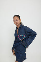 Heart Denim Gem Kurta