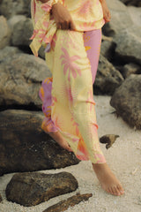 Diya khuarana in Sugar sun backless top + pants