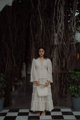 Lace me not top maxi