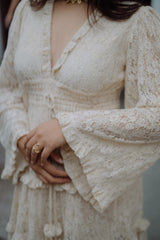 Lace me not top maxi