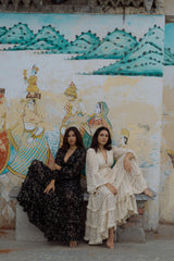 Lace me not top maxi