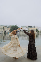 Lace me not top maxi