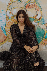 Lace me not top maxi