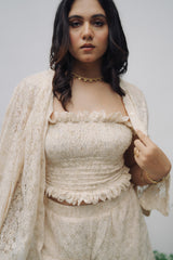 Lace me not tube top