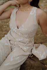 Star girl wrap top + pants