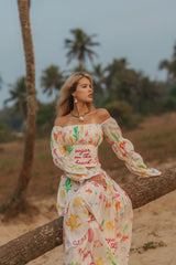 Sugar on the beach corset + skirt