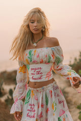 Sugar on the beach corset + skirt