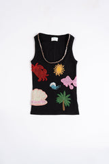 Marine tank top - black