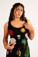 Marine tank top - black