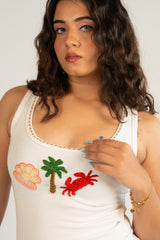 Marine tank top 2.0 - white