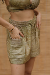 Gold skorts