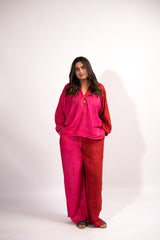 Spf balloon sleeve top + Pants