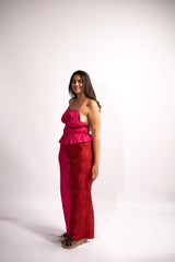 Spf backless top + pants