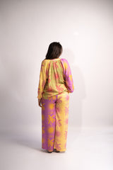 Sugar sun balloon sleeve top