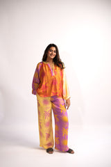 Sugar sun balloon sleeve top