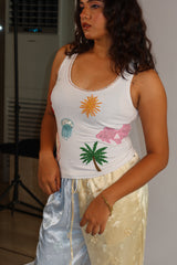 Marine tank top - white