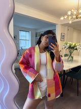 Shloka in Rainbow jacket