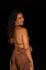 Safari backless top + pants