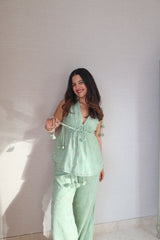 Rani top + pants - blue