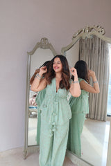 Rani top + pants - blue