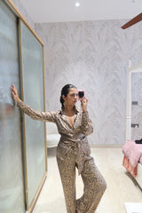 Leopard shirt + pants