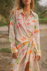 Sugar on the beach shirt dress