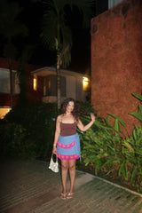 Tassel love story shirt + skorts