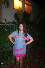 Tassel love story shirt + skorts