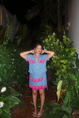 Tassel love story shirt + skorts