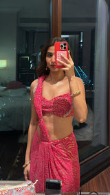 Gaurvi in Rani saree