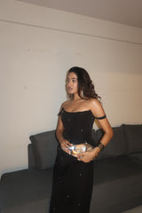 Anmol Dua in sugar bling corset dress