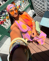 Sanjana Rishi in Sugar Sun Top + Skirt