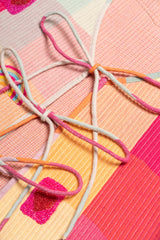 Eva Fleurose in Rainbow vest & Skirt