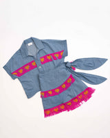 Tassel love story shirt + skorts