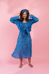 Siolim cowl neck dress