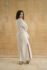 Costal chic cover up maxi