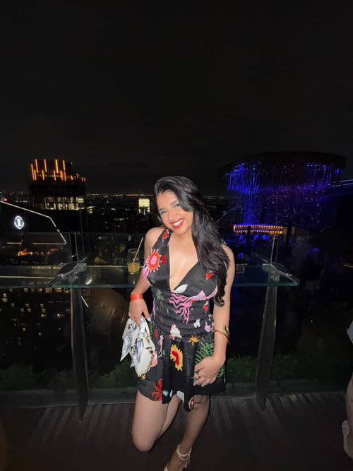 Marine mini dress