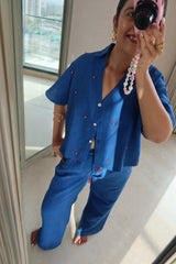 Denim dream short shirt + pants