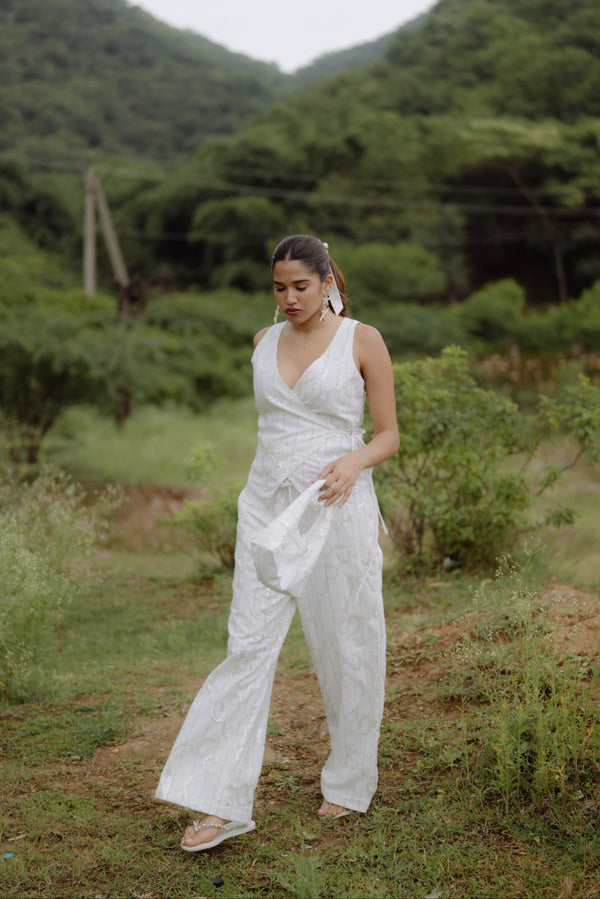 Star girl wrap top + pants