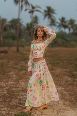 Sugar on the beach corset + skirt