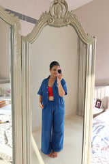 Denim dream short shirt + pants