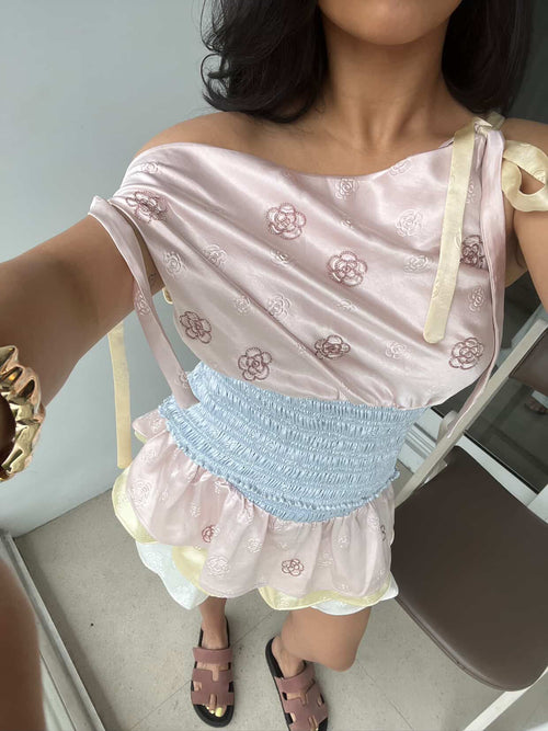 Flower girl top + skorts
