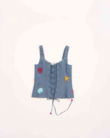 Sugar on the beach crochet corset