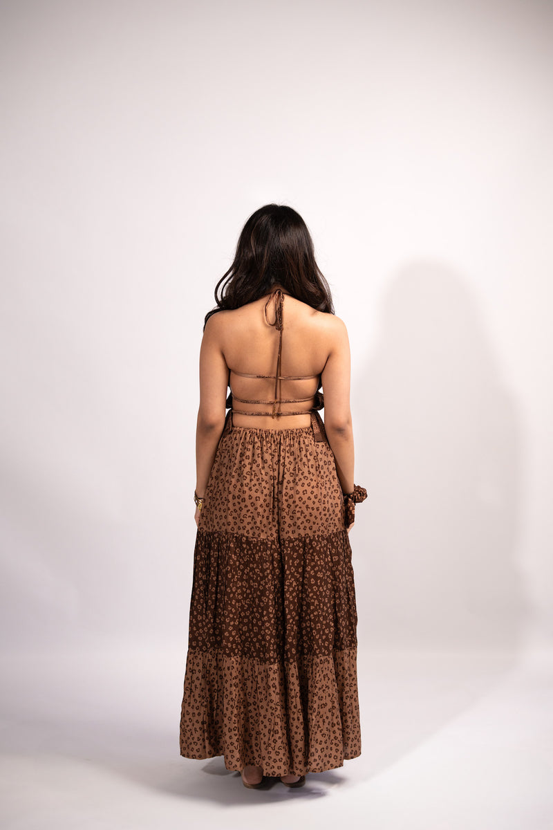 Safari 3 layered skirt