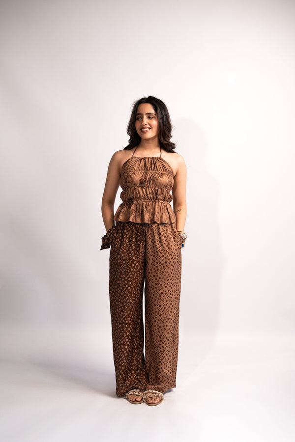 Safari backless top + pants