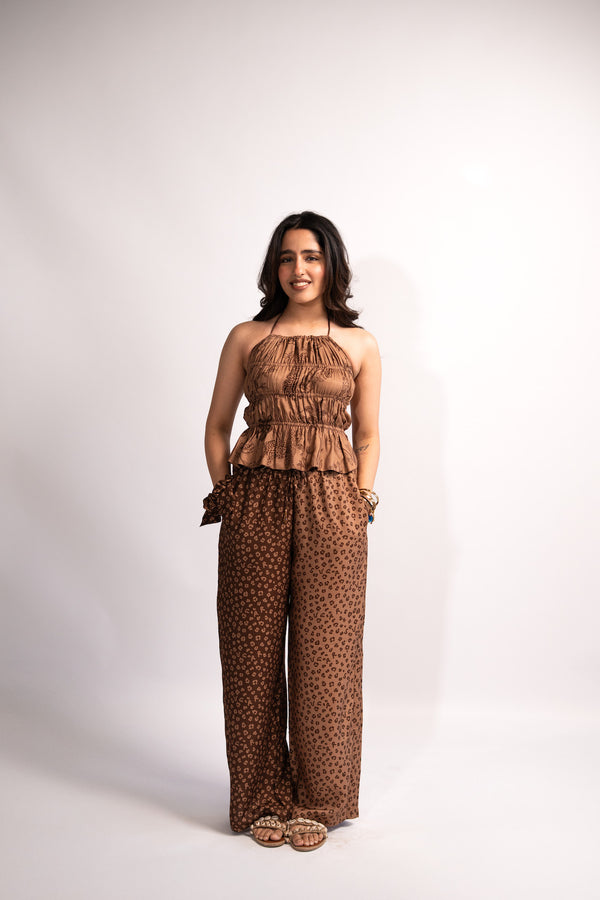 Safari backless top + pants