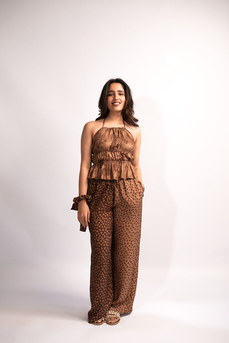 Safari backless top + pants