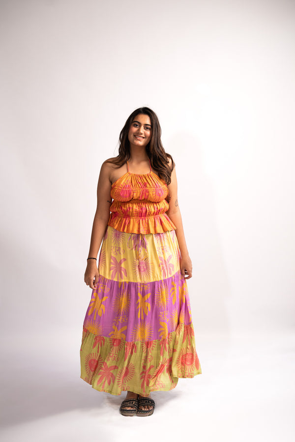 Sugar sun 3 layered skirt
